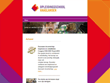 Tablet Screenshot of opleidingsschoolhaaglanden.nl
